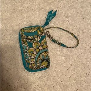 Vera Bradley “peacock” all in one wallet/wristlet